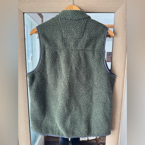 Carhartt Sherpa Hunter Green Vest Relaxed Small - Picture 2 of 5